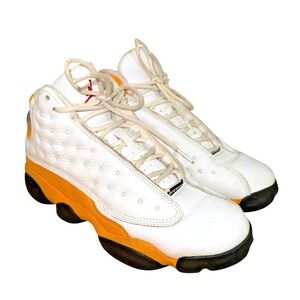 Nike Air Jordan 13 Retro GS BOYS 7Y‎ PRE-OWNED White Shoes Sneakers DJ3003-167
